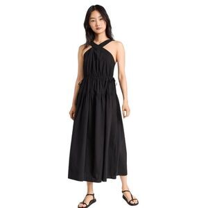 Madewell Black Midi Dress